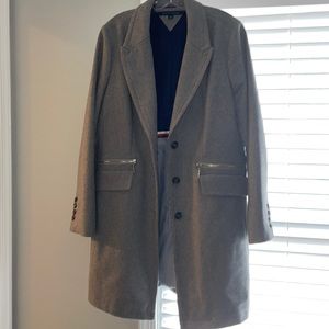 Hilfiger Womens Gray dress coat.  Size Large
